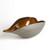 Global Views Frosted Grey Bowl W/Amber Casing - Sm