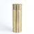 Global Views High Metal Vertical Stripe Box - Nickel/Brass - Sm (Closeout)