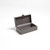 Global Views Marbled Leather D Ring Box - Dark Grey - Lg