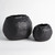 Global Views Petale Vase - Matte Black - Med