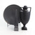 Global Views Square Handle Amphora Urn - Matte Black