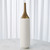 Global Views Two - Toned Vase - Gold/White - Lg