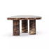 Four Hands Zion Coffee Table - Small Table - Merlot Marble