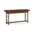 Jonathan Charles Casual Accents Small Walnut Hunt Table