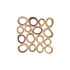 Phillips Collection Chuleta Rings Wall Art, Chamcha Wood, Square, LG