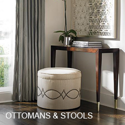 Caracole Ottomans, Stools, & Poufs