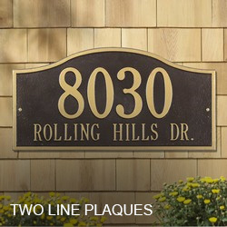 Personalized Two Line Plaques