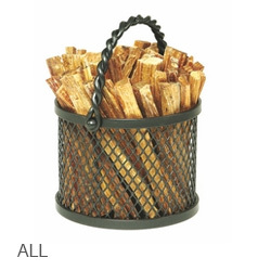 Minuteman Fireplace Wood Basket