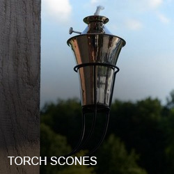 Starlite Patio Torch Sconces