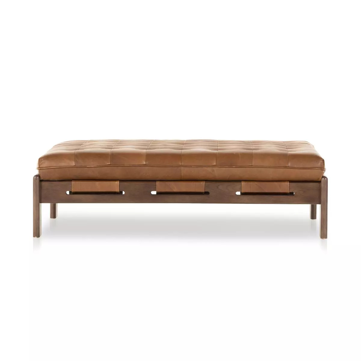 Four Hands Halston Cocktail Ottoman - Heirloom Sienna