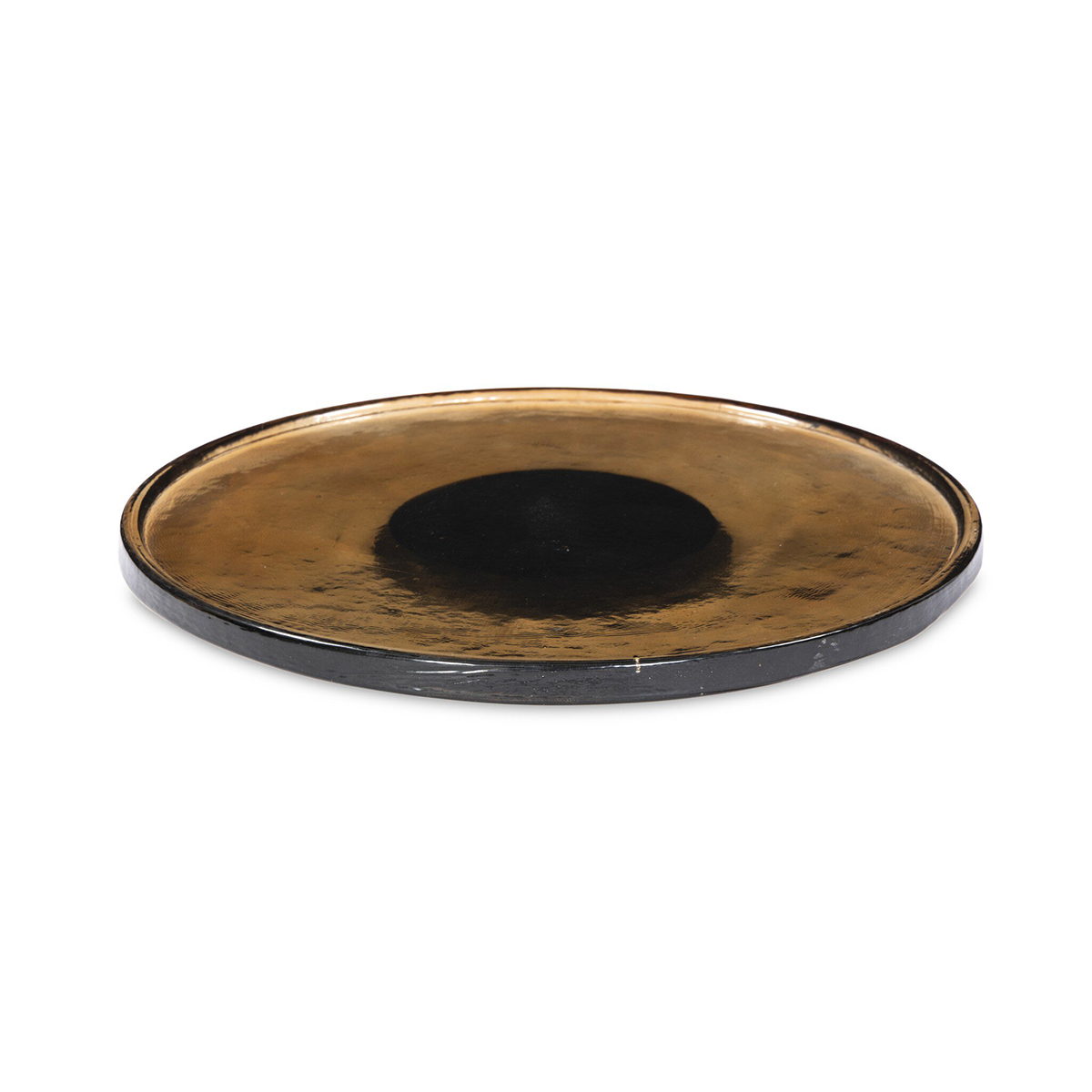 Amber Lewis x Four Hands Suz Lazy Susan - Amber Cast Glass