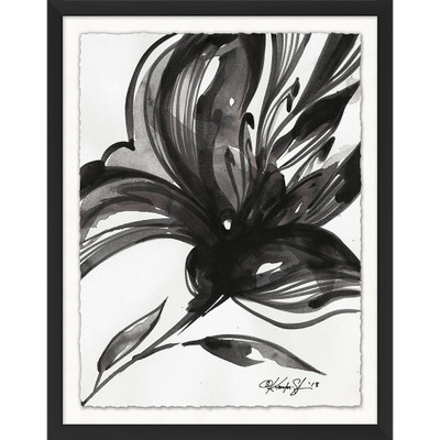 Wendover Black and White Flower Study 3