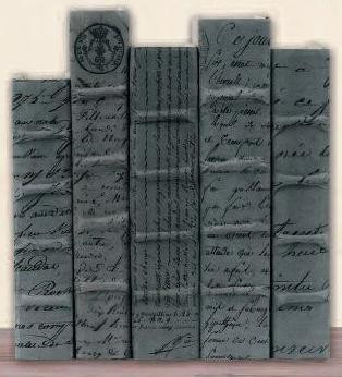 E Lawrence Antique Script Label On Gray Collection