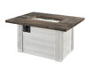 Alcott Rectangular Gas Fire Pit Table by The Outdoor GreatRoom Company **FREE SHIPPING**