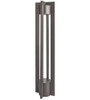 Chamber Led Bollard 12V 30In Bk Al 2700K