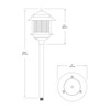 PR-6219 Path and Area Light by Vista Lighting