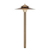 2126-BSO Olde Brass Path and Area Light by Vista Lighting