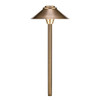 2129-BSO Olde Brass Path and Area Light by Vista Lighting