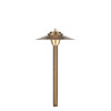 2130-BSO Olde Brass Path and Area Light by Vista Lighting