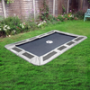 10ft x 6ft Rectangular In-Ground Trampoline Kit - Grey