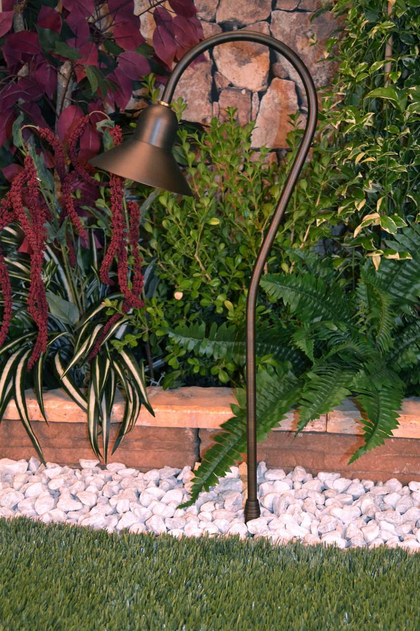 12v JUPITER Brass Path Light by Unique Lighting Systems