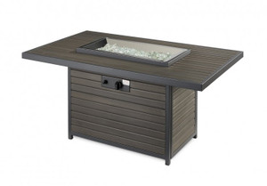 Brooks Rectangular Gas Fire Pit Table by The Outdoor GreatRoom Company **FREE SHIPPING**