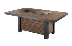 Kenwood Linear Dining Height Gas Fire Pit Table by The Outdoor GreatRoom Company **FREE SHIPPING**