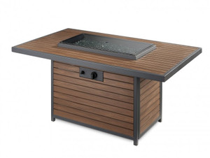 Kenwood Rectangular Chat Height Gas Fire Pit Table by The Outdoor GreatRoom Company **FREE SHIPPING**