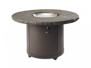 Marbleized Noche Beacon Gas Fire Pit Table by The Outdoor GreatRoom Company **FREE SHIPPING**