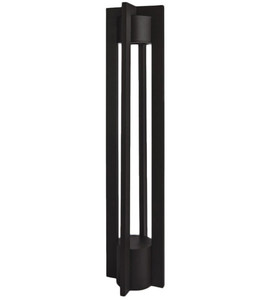 Chamber Led Bollard 12V 30In Bk Al 3000K