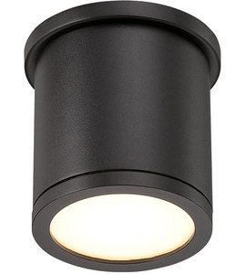Tube Ceiling Mount 16W Black