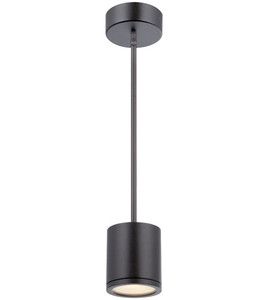 Tube Pendant 16W Black
