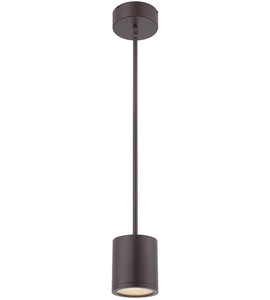 Tube Pendant 16W Bronze