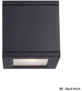 Rubix Outdoor Wall Mount 16W Black