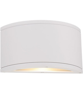 Tube Wall Mount Half Cylind 30W White