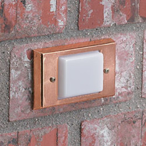 2141-CSN Solid Copper Step and Wall Light by Vista Lighting