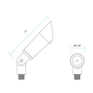 GR-2211 Up and Spot Light by Vista Lighting