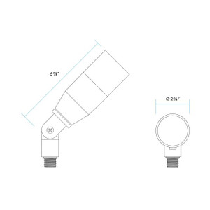 2220-LS Up and Spot Light by Vista Lighting