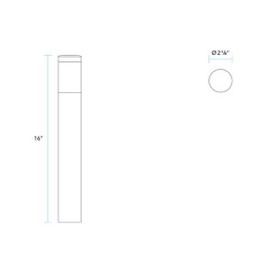 BR-2500 Bollard Light by Vista Lighting