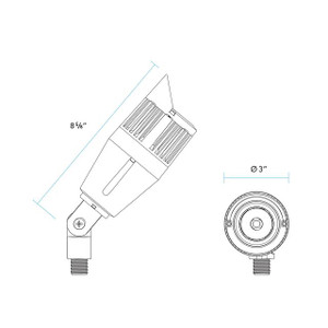 3108 Up and Spot Light by Vista Lighting