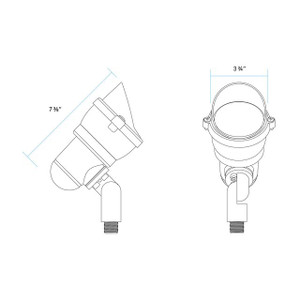 GR-3416 Up and Spot Light by Vista Lighting
