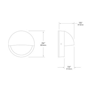 SL-4243 Surface Mount Step and Wall Light by Vista Lighting