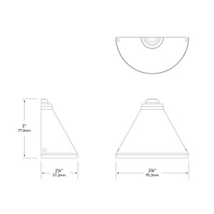 SL-4250 Surface Mount Step and Wall Light by Vista Lighting