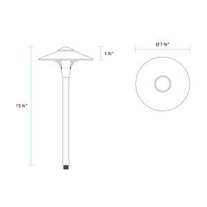 PR-4704 LED Path and Area Light by Vista Lighting