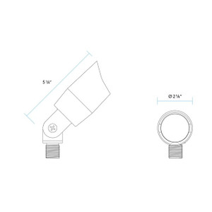 GR-5014i Up and Spot Light by Vista Lighting