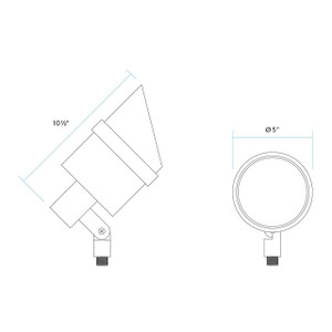 GR-5238 Up and Spot Light by Vista Lighting