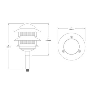 PR-6222 Path and Area Light by Vista Lighting
