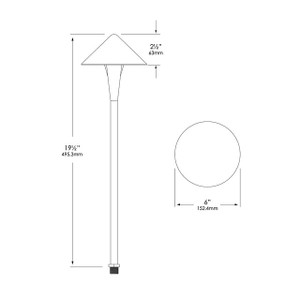 PR-6500 Path and Area Light by Vista Lighting