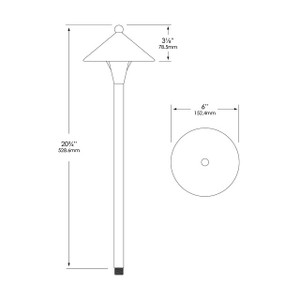 PR-6501 Path and Area Light by Vista Lighting
