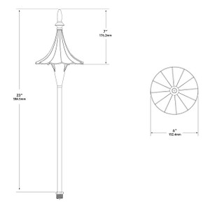 PR-6511 Path and Area Light by Vista Lighting
